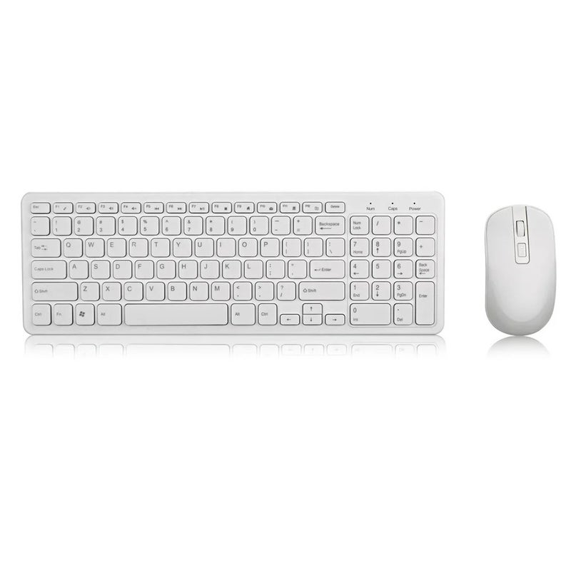 Bluejw Neutral Wireless Chocolate Keyboard and Mouse Set - 2.4G Gaming Keyboard Combo for Laptop, PC - Image 4